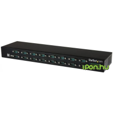 Startech USB Soros Átalakító Fekete 43cm ICUSB23216FD kábel és adapter