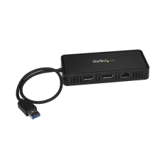 Startech USBA2DPGB USB 3.0 Dokkoló - Fekete laptop kellék