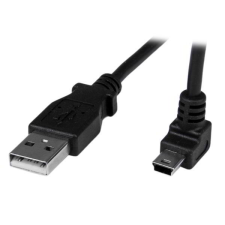 Startech USBAMB1MU Mini B - Mini USB A "L" adatkábel 1m - Fekete (USBAMB1MU) kábel és adapter