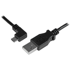 Startech USBAUB50CMLA USB-A apa - Micro USB apa 2.0 Adat és töltőkábel - Fekete (0.5m) kábel és adapter