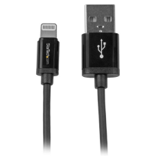 Startech USBLT1MB Lightning - USB 2.0 A (apa - apa) kábel 1m - Fekete mobiltelefon kellék