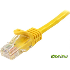 Startech UTP CAT5E Összekötő Sárga 5m 45PAT5MYL kábel és adapter