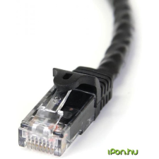 Startech UTP CAT6 Összekötő Fekete 10m N6PATC10MBK kábel és adapter