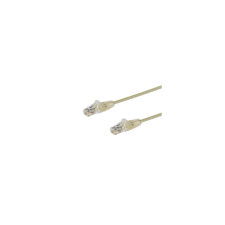 Startech UTP CAT6 Slim Patch kábel 1.5m Szürke kábel és adapter