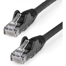 Startech UTP Összekötő Fekete 15m N6LPATCH15MBK kábel és adapter