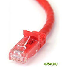 Startech UTP Összekötő Piros 3m N6PATC3MRD kábel és adapter