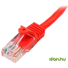Startech UTP Összekötő Piros 50cm 45PAT50CMRD kábel és adapter