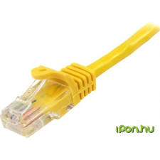 Startech UTP Összekötő Sárga 50cm 45PAT50CMYL kábel és adapter