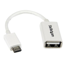 Startech UUSBOTGW Micro USB - USB OTG Host átalakító 0.- Fehér kábel és adapter