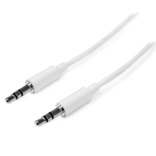 Startech - White Slim 3.5mm Stereo Audio Cable - 1M kábel és adapter