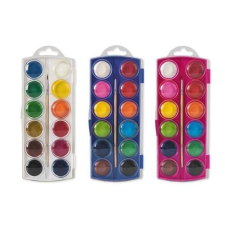 Statovac Vízfesték Statovac 28 mm 12 db-os klt. ecsettel kréta, festék és papír