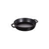 Staub Cast Iron Frying Pan with Two Handles - 26 cm, Black