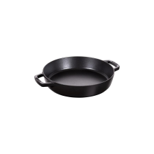 Staub Cast Iron Frying Pan with Two Handles - 26 cm, Black edény