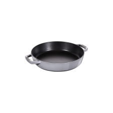 Staub Cast Iron Frying Pan with Two Handles - 26 cm, Graphite edény