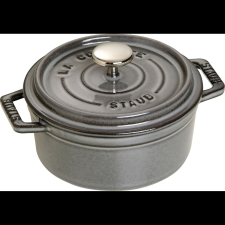 Staub Cocotte Öntöttvas Fazék Fedővel Ø 12cm 0,8L - Szürke (40509-474-0) edény