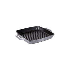 Staub Square Cast Iron Grill Pan with Two Handles - 33 cm, Graphite edény