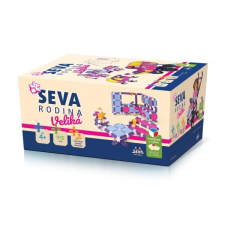 Stavebnica SEVA Rodina 915 darabos készlet barkácsolás, építés