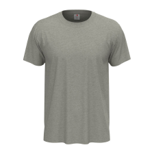 STEDMAN Classic, unisex rövid ujjú környakas póló, Grey Heather-L férfi póló