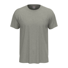 STEDMAN Classic, unisex rövid ujjú környakas póló, Grey Heather-XL