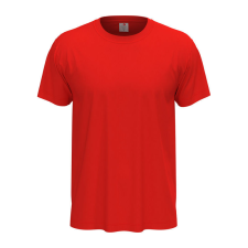 STEDMAN Classic, unisex rövid ujjú környakas póló, Scarlet Red-3XL férfi póló