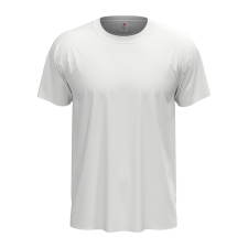 STEDMAN Classic, unisex rövid ujjú környakas póló, White-3XL férfi póló