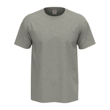 STEDMAN Comfort, körkötött rövid ujjú férfi póló, Grey Heather-XL férfi póló
