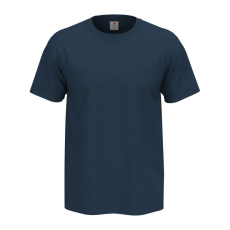STEDMAN Comfort, körkötött rövid ujjú férfi póló, Navy Blue-XL
