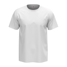 STEDMAN Comfort, körkötött rövid ujjú férfi póló, White-3XL férfi póló
