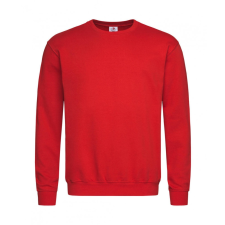 STEDMAN Férfi hosszú ujjú pulóver Stedman Unisex Sweatshirt Classic L, Piros férfi pulóver, kardigán