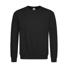STEDMAN Férfi hosszú ujjú pulóver Stedman Unisex Sweatshirt Classic M, Opál fekete