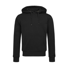 STEDMAN Férfi kapucnis hosszú ujjú pulóver Stedman Unisex Sweat Hoodie Select XL, Opál fekete