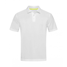 STEDMAN Férfi rövid ujjú galléros póló Stedman Active 140 Polo Men 2XL, Fehér férfi póló