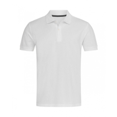 STEDMAN Férfi rövid ujjú galléros póló Stedman Henry Polo Men 2XL, Fehér