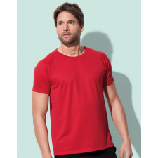 STEDMAN Férfi rövid ujjú póló Stedman Active 140 Raglan Men S, Fehér férfi póló