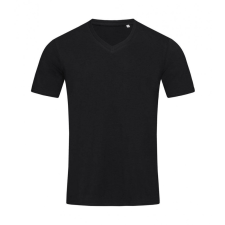 STEDMAN Férfi rövid ujjú póló Stedman Clive Relaxed Crew Neck XL, Opál fekete férfi póló