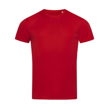 STEDMAN Férfi rövid ujjú póló Stedman Sports-T XL, Karmazsinvörös férfi póló