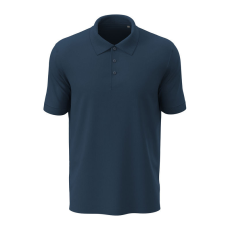 STEDMAN Lux klasszikus fazonú férfi galléros póló, Navy Blue-2XL