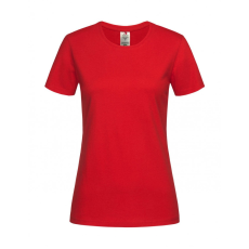 STEDMAN Női rövid ujjú organikus póló Stedman Classic-T Organic Fitted Women XL, Piros