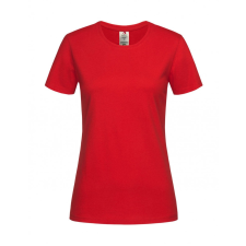 STEDMAN Női rövid ujjú organikus póló Stedman Classic-T Organic Fitted Women XS, Piros női póló