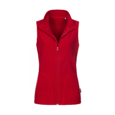 STEDMAN Női ujjatlan mellény Stedman Fleece Vest Women S, Piros női mellény