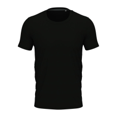 STEDMAN rövid ujjú streccs férfi póló, Black Opal-L