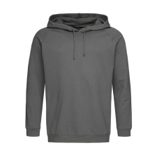 STEDMAN Uniszex kapucnis hosszú ujjú felső Stedman Unisex Sweat Hoodie Light XL, Igazi szürke női pulóver, kardigán