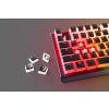 SteelSeries PrismCAPS Universal Double Shot PBT Keycaps Black UK