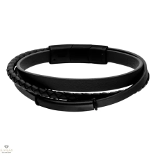 Steelwear férfi bőr karkötő 21 cm - SW-996 karkötő