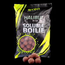 Stég Product Soluble Boilie 24mm HALIBUT 1kg bojli, aroma