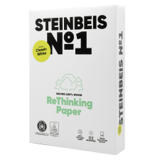 STEINBEIS Másolópapír A4, 80g, Steinbeis No1. újrahasznosított ISO 70 fehérségű 500ív/csomag, fénymásolópapír
