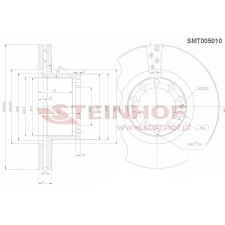 Steinhof Féktárcsa Actros, Atego, Axor autóalkatrész