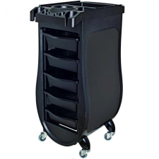 Stella eszközkocsi M-3201A, fekete fodrászkellék