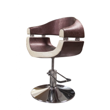 Stella szatén mályva krém hidraulikus fodrász szék SX-2107 szépségápolási bútor