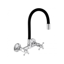 Stellman Flexi BOTI falra szerelhető konyhai csaptelep fekete csaptelep